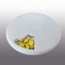 Round Seven-day Pocket Pill Box with Rotating Top China