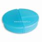 Round-shaped Dispenser Pill Box with Three-compartment small pictures