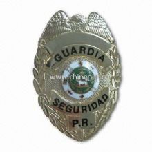 Metal Police Badge Made of Copper with Gold, Silver, Nickel, and Antique Finish China