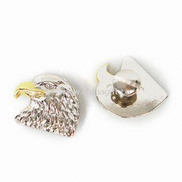 Lead-free Zinc Alloy Eagle Shaped Metal Badge