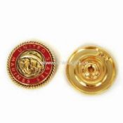 Round Metal Badge Made of Lead-free Zinc Alloy