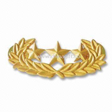Police Badge Made of Bronze  Alloy of Tin and Lead