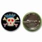 Adhesive Metal Badge with 4cm Diameter and Epoxy Surface small pictures