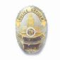 Zinc Alloy Police Badge for Officer Bank small pictures