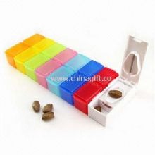 Pill Box with Pill Cutter Made of PP and ABS Materials China