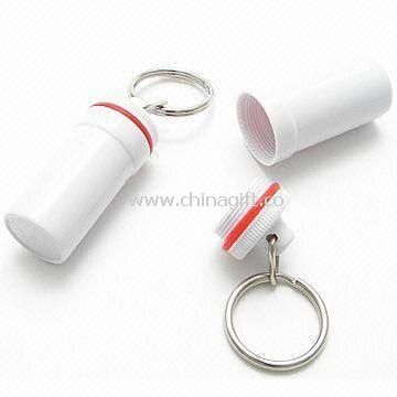 Key Ring Pill Box Suitable for Gifts and Promotional Purposes