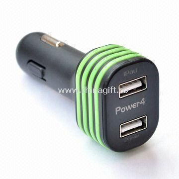 10.5 to 18V Input Power Dual USB Mini Car Charger for iPad  iPhone