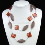 Handmade Necklace Decorated with Resin Shell