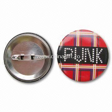 Customized Button Badge with Safety Pin