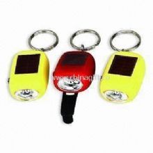 LED Keychain with Mini Solar and Dynamo Flashlight China