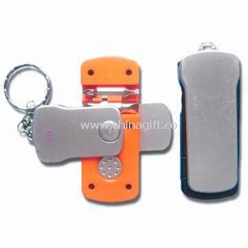 LED Flashlight with Keychain and Voltage of 6V