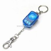 Mini Personal Alarm Keychain with LED Light and Three AG13/LR44 Button Batteries