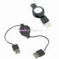 Auto Retractable USB 2.0 Cords with USB A Plug small pictures