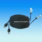 Two-in-one Auto-retractable LAN and USB Cable for Cord Readers and Camcorders small pictures