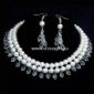 Fashionable Pearl Necklace/Jewelry with Alloy Chain small pictures