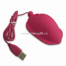 Turtle Shape USB Mouse Three Buttons and Noiseless Scroll Wheel China