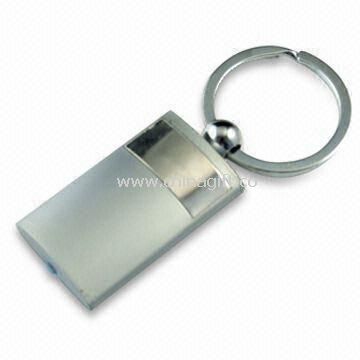 LED Light Keychain Made of Metal