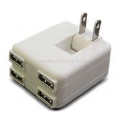 4-port USB Travel Charger for iPod with 5V DC/2A Power Output