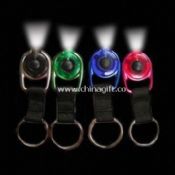 LED Carabiner Light with Nylon Belt and O-ring Keychain