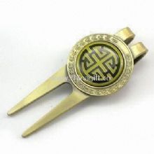 Fancy Golf Divot Tool with Changeable Ball Marker Made of Zinc Alloy China