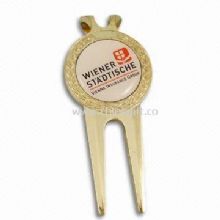 Fancy Golf Divot Tool with Changeable Ball Marker Made of Zinc Alloy China