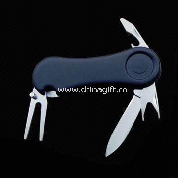 Multifunction Golf Tools Made of ABS Body Includes Cutting Knife and Ball Marker