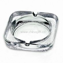 Glass Ashtray in Square Shape China