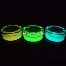 Laminated Glass Ashtrays, Available in Red, Yellow, Green, and Blue, Ideal for Party China