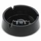 Black Glass Ashtray Measuring 14.3 x 3.8cm small pictures