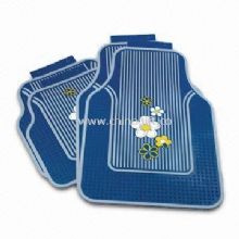 4pcs/Set Blue Rubber Floor Mat Available in Universal Size Fits Most Cars China