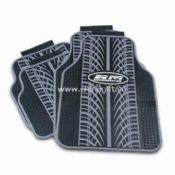 Black Floor Mat Fits for Most Cars  Made of Rubber