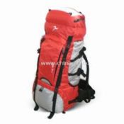 Hiking Bag Deflected Hip Strap with Mesh Pocket  Made of 600D PU Jacquard