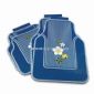 4pcs/Set Blue Rubber Floor Mat Available in Universal Size Fits Most Cars small pictures