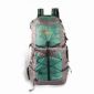 Hiking Bag with Multiple Zippered Pocket on Top Flap and Front Bungee Cord System small pictures