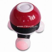 Mini Massager with LED Light and Three Massaging Heads Power by Three-piece AAA Batteries China