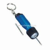 Keychain Light with Screwdriver Made of Plastic