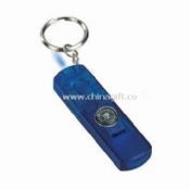 Keyring with Whistle LED Light and Compass