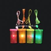 LED Flashing Horns Composed of Keychain Made of Plastic