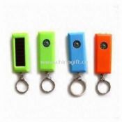 Solar LED Keychain Lights with Compass