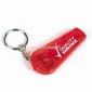 LED Light Keychain with Plastic Whistle small pictures