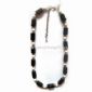 Fancy Necklace Made of Nature Stone Lava and White Coral small pictures