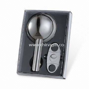 Cigar Gift Set with Ashtray and Cutter