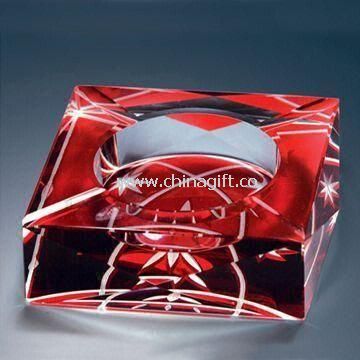 Transparent and Clear K9 Crystal Ashtray