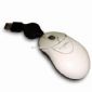 Mini USB Optical Mouse with Built-in Retractable Cable and 3-D Function small pictures