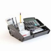Desktop Organizer Made of Acrylic and Wood Suitable for Office or Home Use medium picture