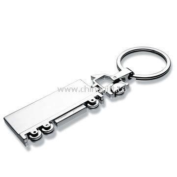 Zinc alloy Truck Keyring