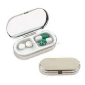 Metal Pill Box with Mirror