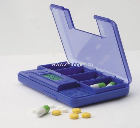 four compartments Pill Box Timer