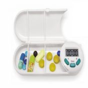 3 compartments Pill Box Timer
