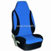 Front Pair Check Plate Seat Cover Made of Velvet